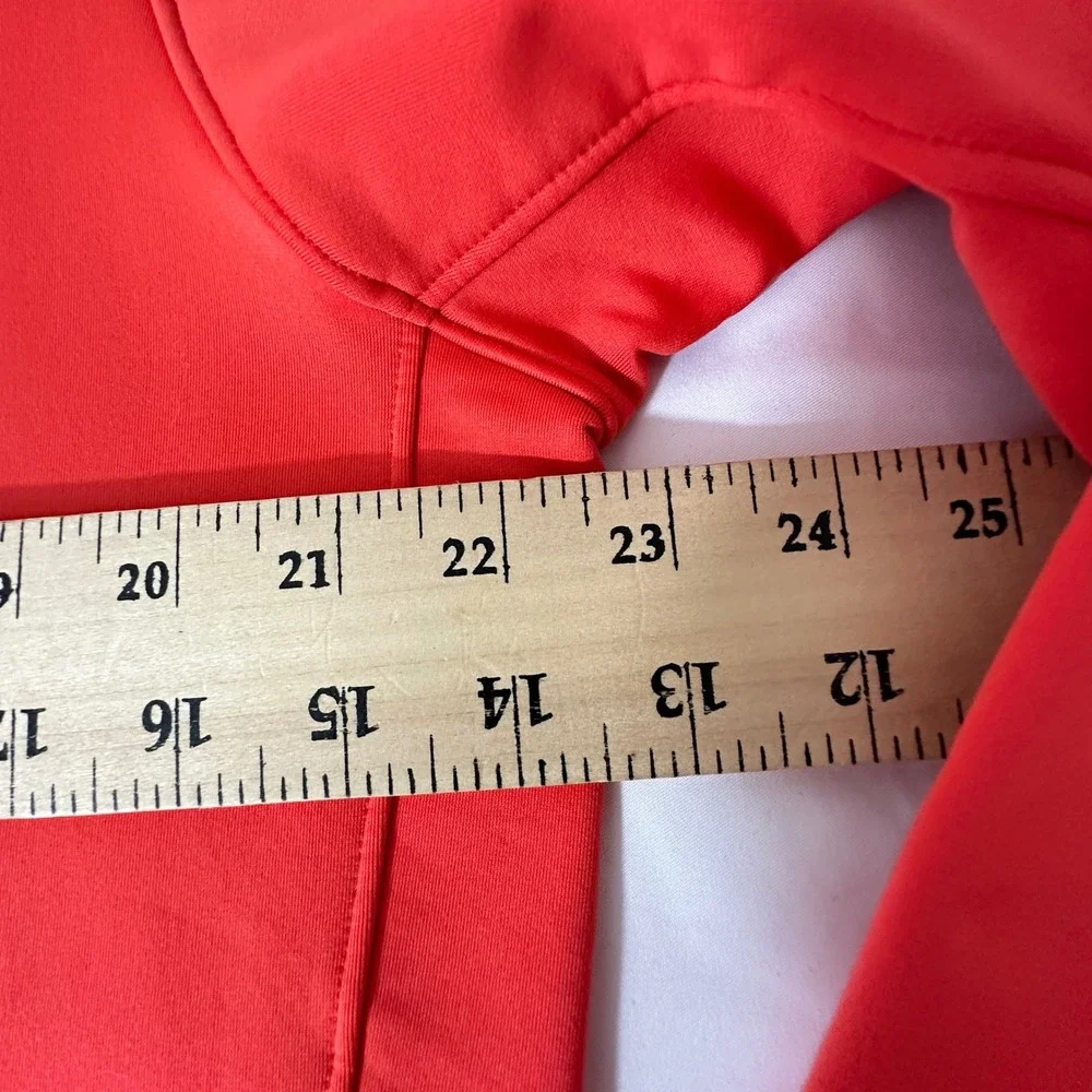 Nike Element Dri-FIT Womens Jacket L Orange Full Zip Running Fleece Lined Sporty